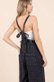 Mittoshop Textured Wide Leg Overalls
