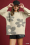 Umgee Floral Jacquard Knit Sweater