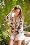 Leopard Button Down Cardigan​