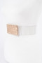 Vintage Metal Buckle Clear Belt