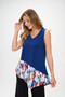 Hit Sleeveless Contrast Top
