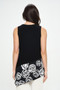Plus Size Hit Sleeveless Contrast Top​