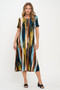 Print Bns Long Dress​​