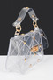 Studded Clear Handle Bag