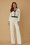 Button Trio Jumpsuit