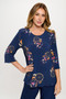 Print Hit Merrow Top​