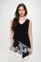 Hit Sleeveless Contrast Top​