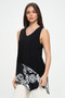 Hit Sleeveless Contrast Top​