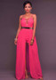 Women Sexy Sleeveless Hollow Out Jumpsuit