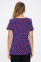 Hit Boat Neckline Short Sleeve Top