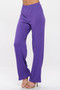 Cotton Acetate Flared Pants