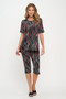 Print Bns Capri Pants Set​​​​​​​