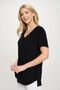 Hit Point V Neck Short Sleeve Top​