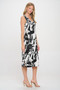 Hit V-Neck Midi Tank Dress With Side Slit​