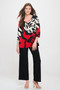 Hit V-Neck Band Top W/Vent​​​