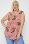 High-Low Hemline Sleeveless Top
