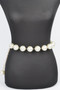Oversized Pearl Chain Belt