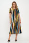 Plus Size Print Bns Long Dress​​