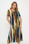 Plus Size Print Bns Long Dress​​