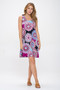Print Sleeveless Tank Dress