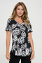 Hit V-Neck Binding Top