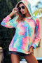 BiBi Tie Dye French Terry Hoodie with Kangaroo Pocket