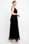 A-Line Mesh Convertible Maxi Dress