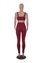 Women Mesh Irregular Patchwork Solid Color Sexy Crop Top And Pant Two-piece Set