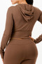Butter Soft Crop Hoodie And Flare Pants Set