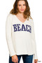 Zenana Beach V Neck Sweater