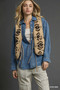 Umgee Mix Patterned Sherpa Tie-Front Vest
