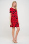 Short-Sleeved Knee-Length Dress​​​​​​