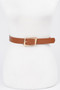 Faux Leather Metal Buckle Belt​​