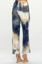 Andante Tie Dye Print Flared Pants