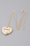Mama Heart Pendant Necklace