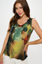 Hit Print Sleeveless Tank Top.