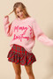 SO ME Merry Christmas Tinsel Lettering Sweater