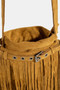 Fame Long Fringe Bucket Shoulder Bag