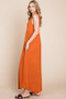 BOMBOM Sleeveless Maxi Dress with Pockets