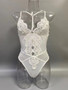 Women Crossover Strap lace Bodysuit Sexy Lingerie