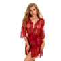 Sexy Women'S Lace Sexy Nightdress Underwear Long Sexy Robe Pajamas