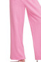Zenana Fleece Exposed Seam Wide Leg Sweatpants