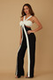 X Ribbon Open Jumpsuit​​​