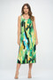 Bns Brush Stroke Print Tank Long Dress