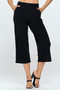 Moss Crepe Wide Leg Angle Pants