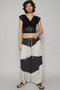POL Contrast Floral Drawstring Wide Leg Pants