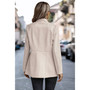 Solid Pocket Long Sleeve Elegant Wool Coat