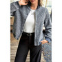 Faux Sherpa Fuzzy Teddy Bomber Jacket