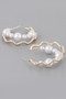 Zig 2As Faux Pearl Earrings 