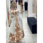 Muslim Ladies Arabic Print Dress